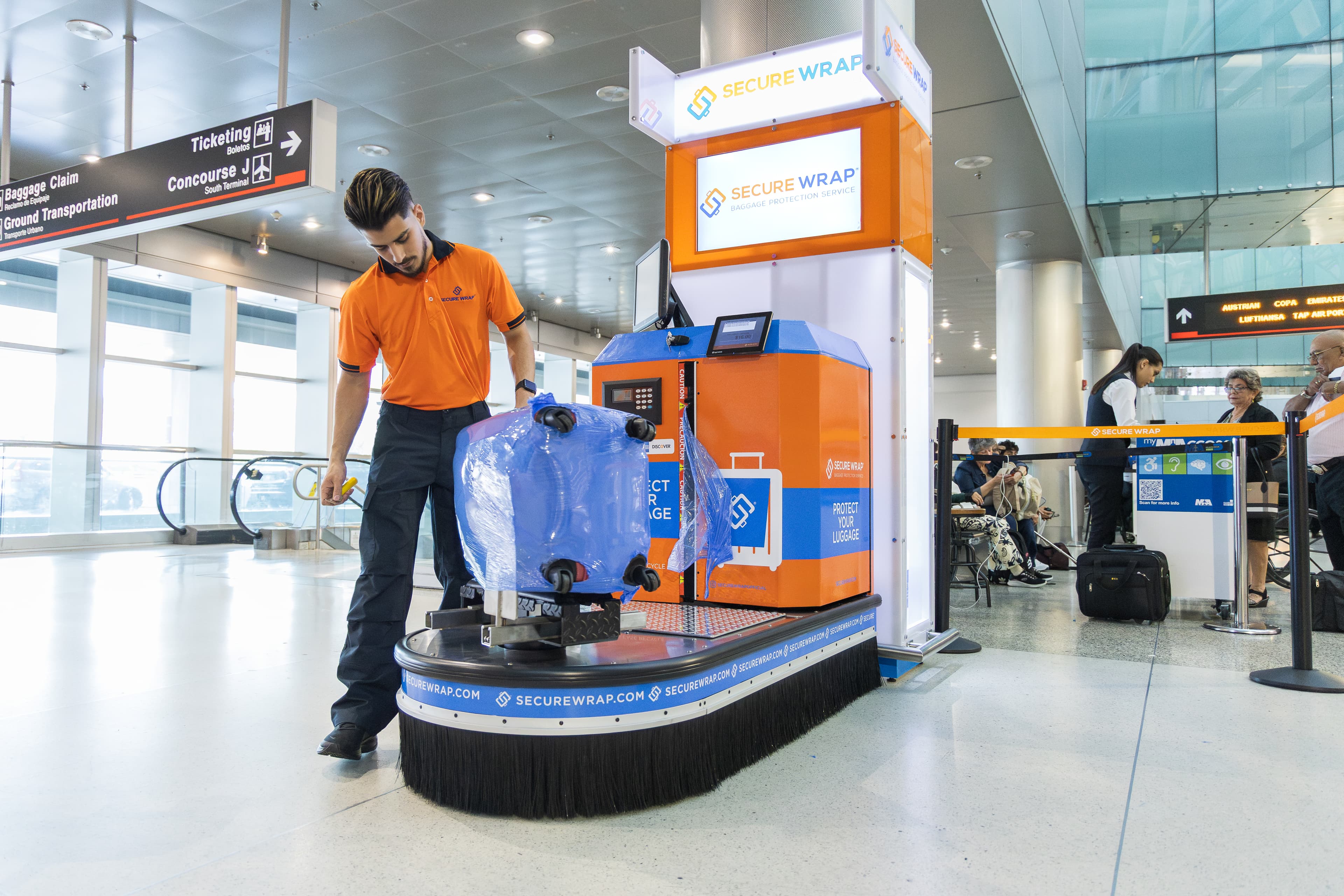 Locations - Secure Wrap - Baggage Protection Service